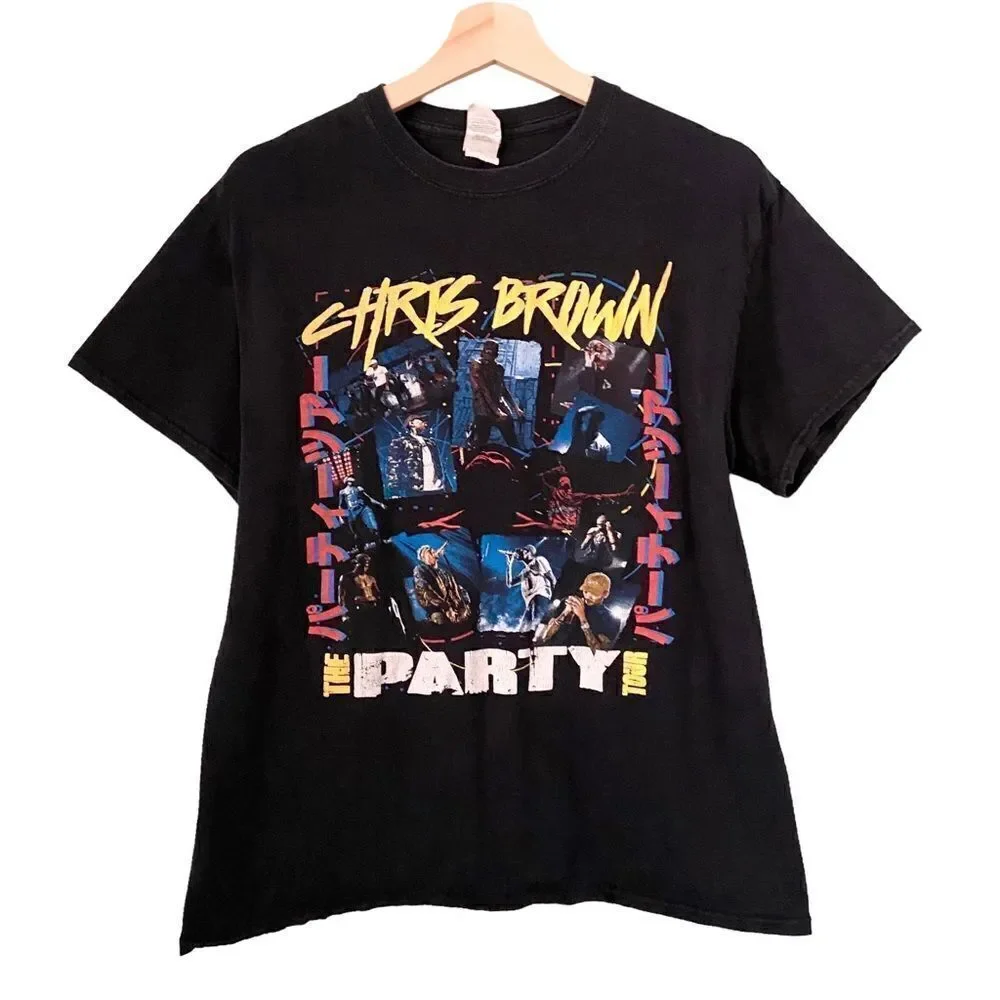 Chris Brown The Party Tour T-shirt in Size Medium